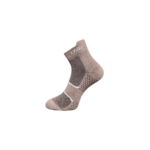RAHAT cushioned sports ankle socks pack of 3 in grey, beige and blue