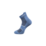 RAHAT cushioned sports ankle socks pack of 3 in grey, beige and blue