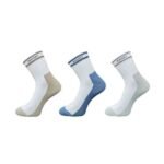 Men White Coloring Socks
