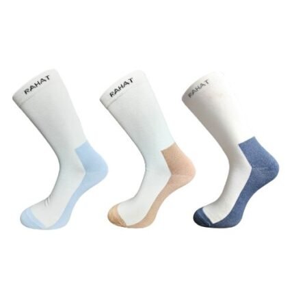Men White Long Socks