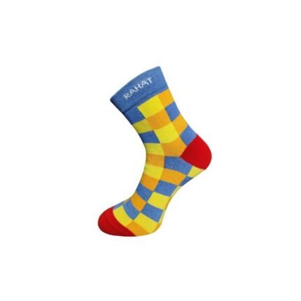 RAHAT Candy Check Premium Quarter Length Cotton Socks