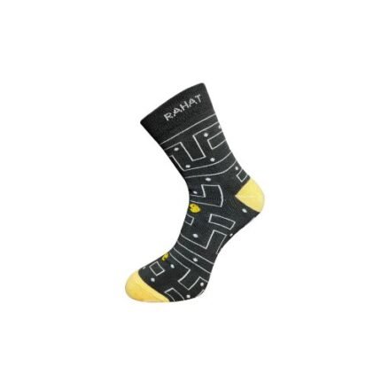 RAHAT Pixel Quest Premium Quarter Length Cotton Socks