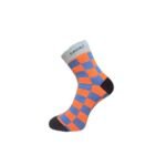 RAHAT Sunset Check Premium Quarter Length Cotton Socks