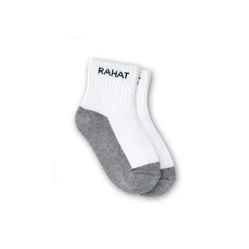 white grey kids socks