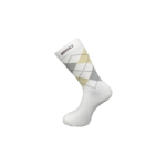 RAHAT men's argyle formal crew socks pack of 3 in white, navy and beige