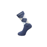 RAHAT men's argyle formal crew socks pack of 3 in white, navy and beige