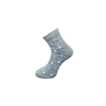 RAHAT women's heart argyle crew socks pack of 3 in blue, cream and pink
