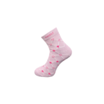 RAHAT women's heart argyle crew socks pack of 3 in blue, cream and pink